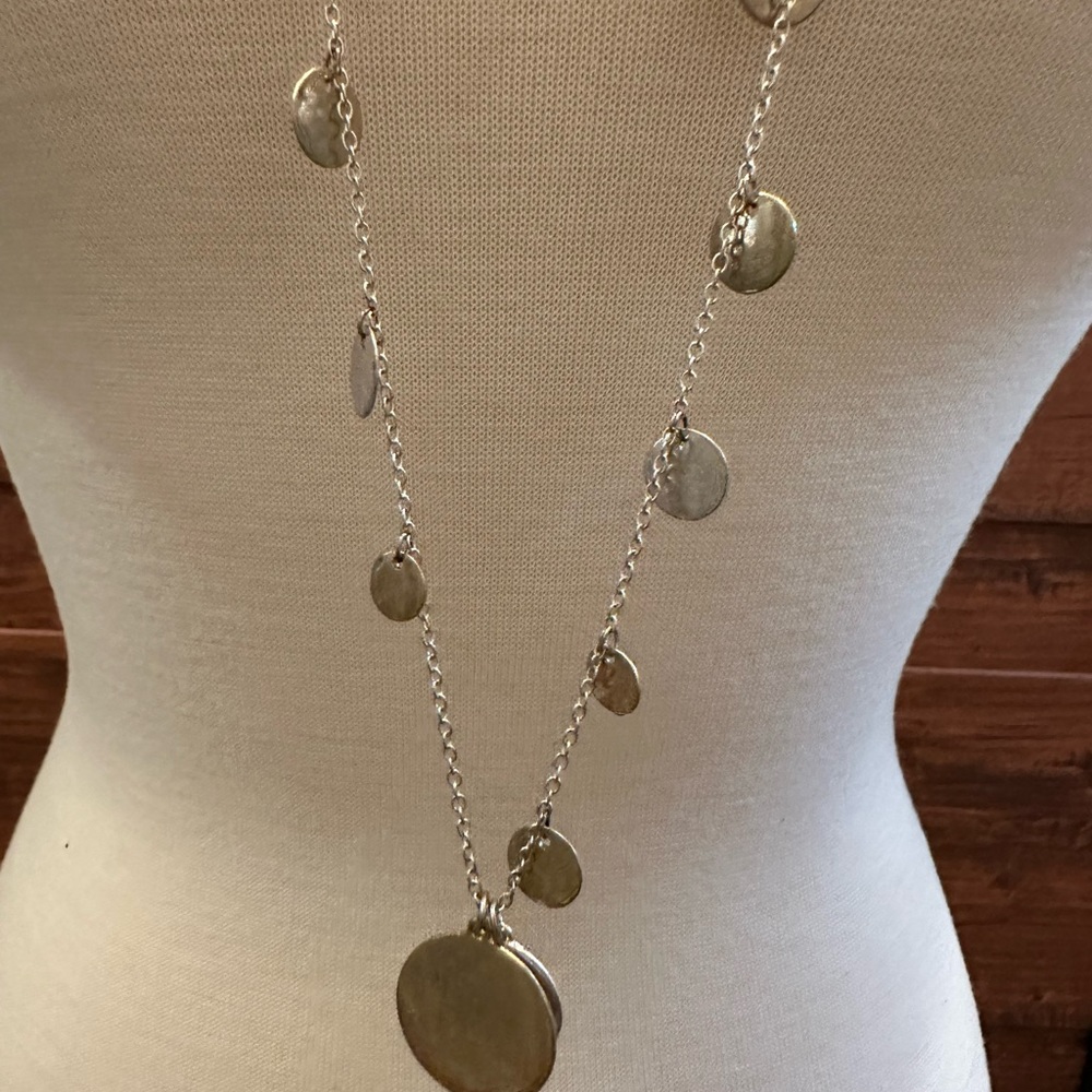 Gold/silver necklace